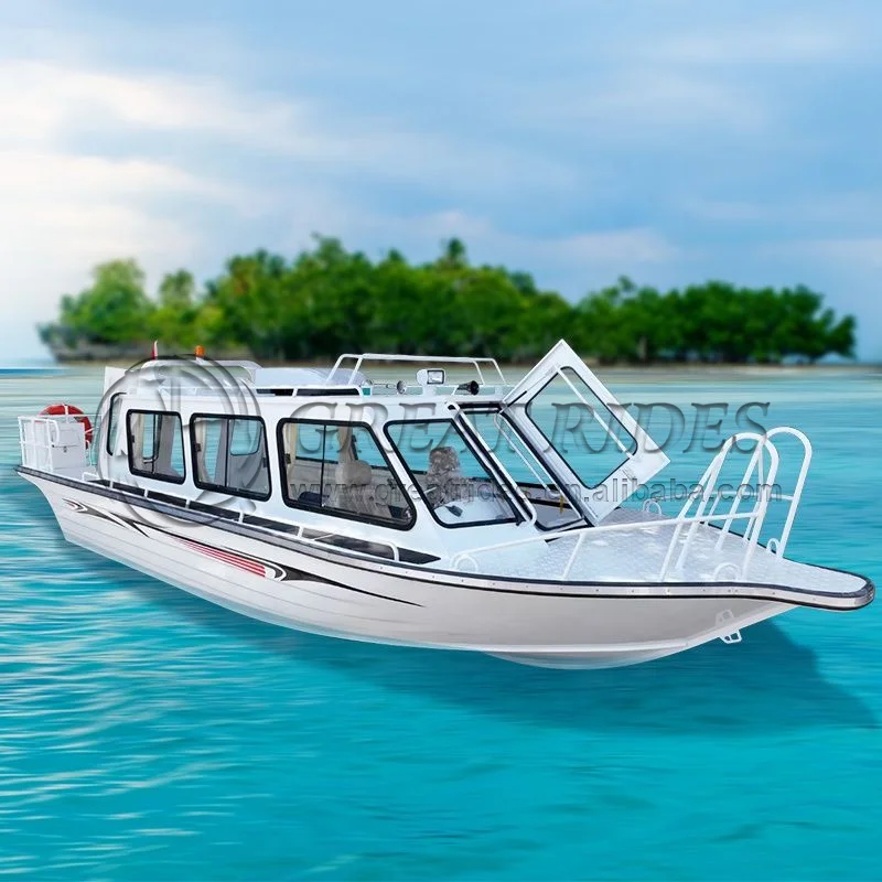 Made In China 14 Seats Aluminum Center Console Speed Fishing boat With Cabin Recreational Boats Hot Sale