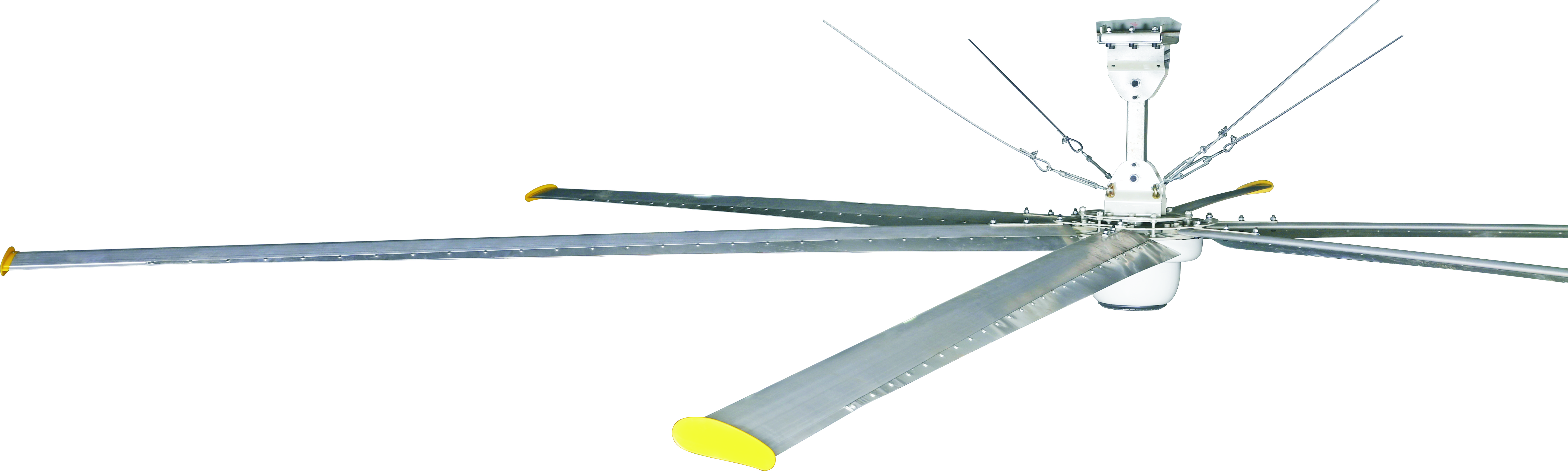 24f /7.3m Hvls DC photovoltaic large permanent magnet gearless industrial ceiling fan