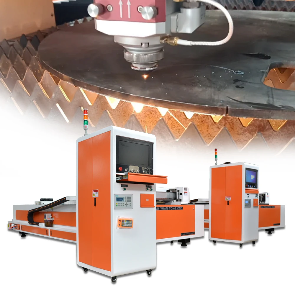 3000 Watt Fiber Laser Cutting Machine 1530 BYTCNC 3000x1500mm laser cutting machine For Metal Design Cutting