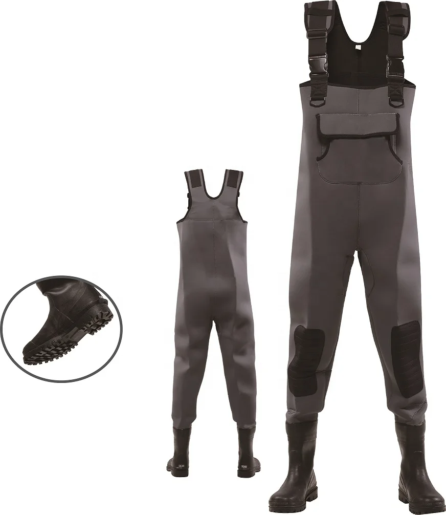 Unisex Waterproof Neoprene Fishing Waders Rubber Chest Pants for duck hunting wader