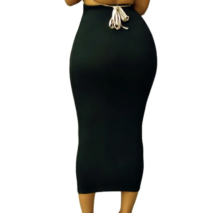 Plus Size S-XXL Wholesale Long Women Pencil Skirt Black High waisted Bodycon Office Maxi Skirts Work Wear Maxi Skirt
