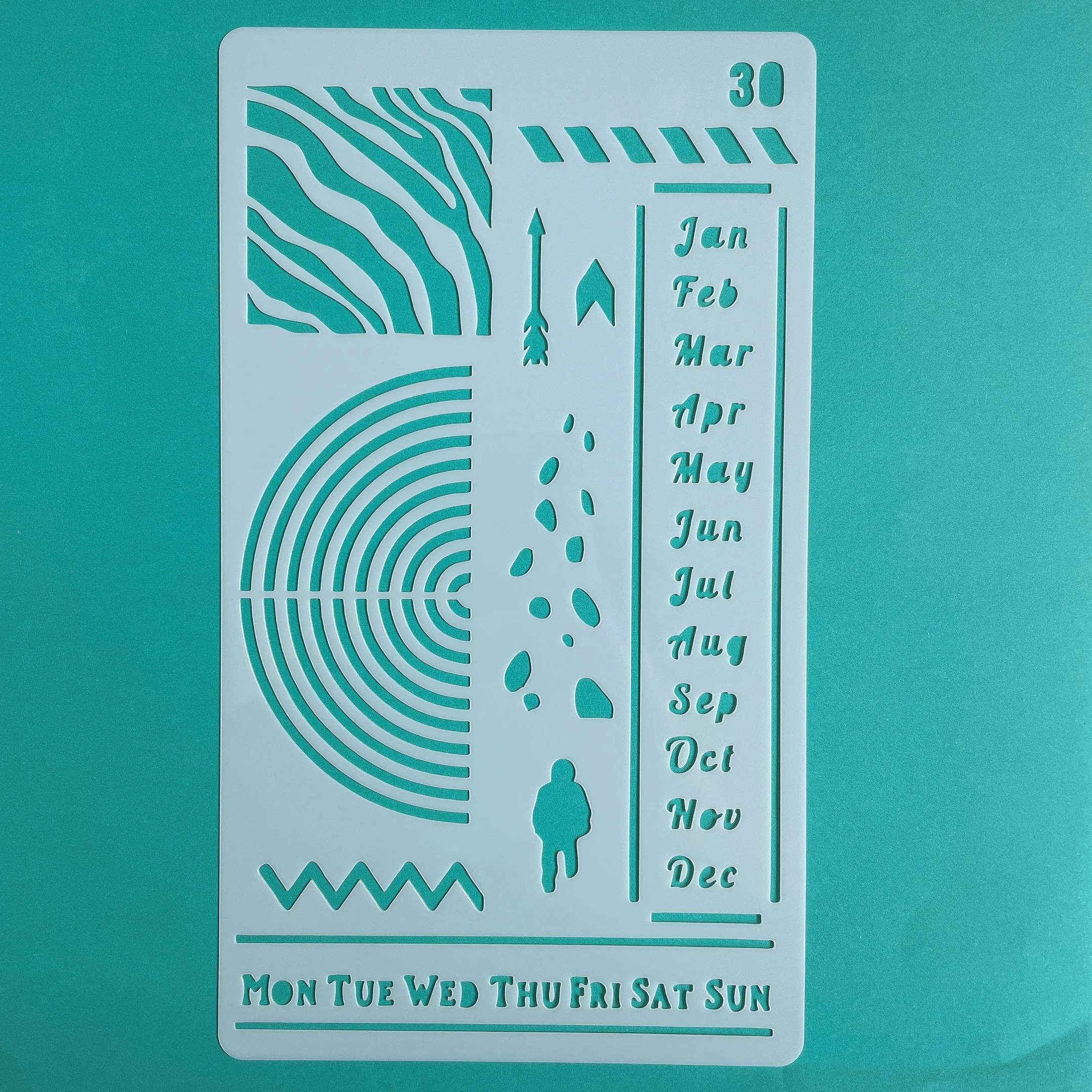 Children Drawing Model  Stencil Template