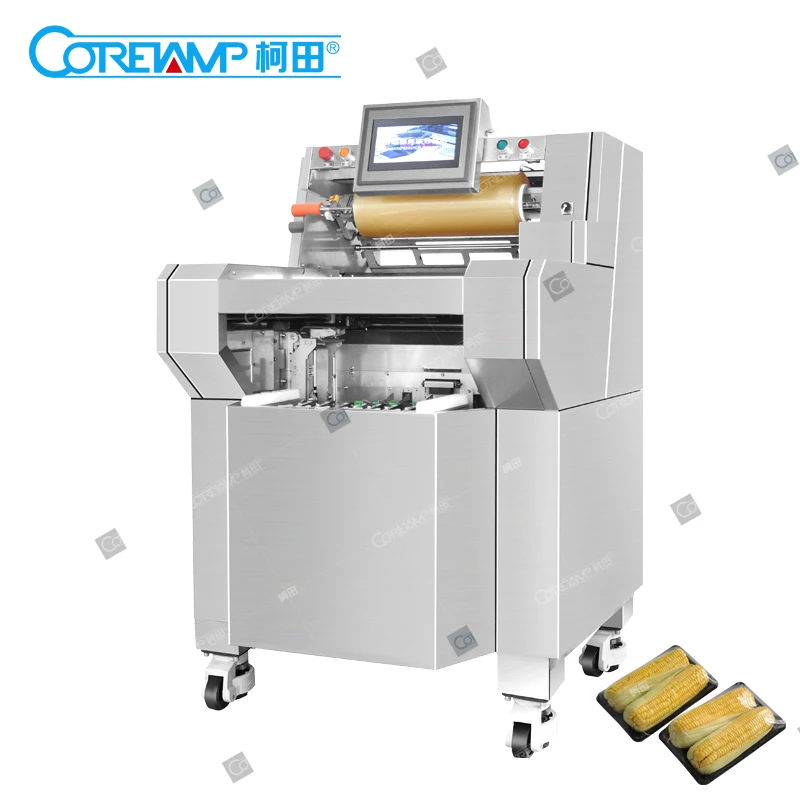 Automatic Vegetable and Fruit Wrapping Machine For Stretch Film