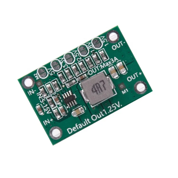 Понижающий блок питания moudle 3A Регулируемый 1.25v1.5v2.5v3.3v5v