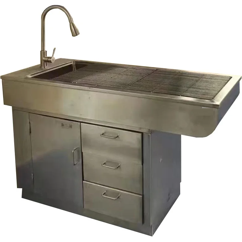 
Animals hospital equipment pet examination surgical table stainless steel treatment table 