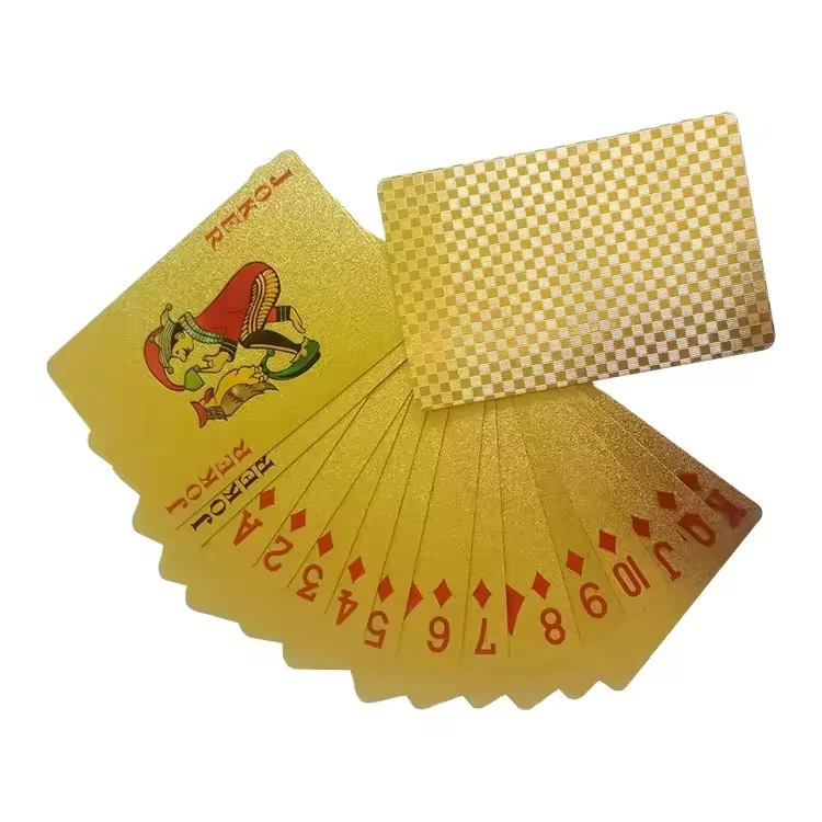 Factory Competitive Prices Custom Color Poker Cards Standard Size Printing LOGO Plastic Waterproof Board Game Playing Cards