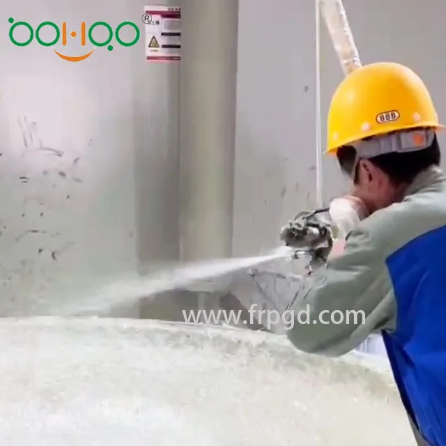 Open mold polyester resin vinyl ester resin and MEKP composites products fiberglass fiber chopper and wet out system