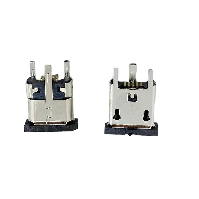 Factory price 5P Micro USB Connector Charging Port Short Pin Plug straight Connector