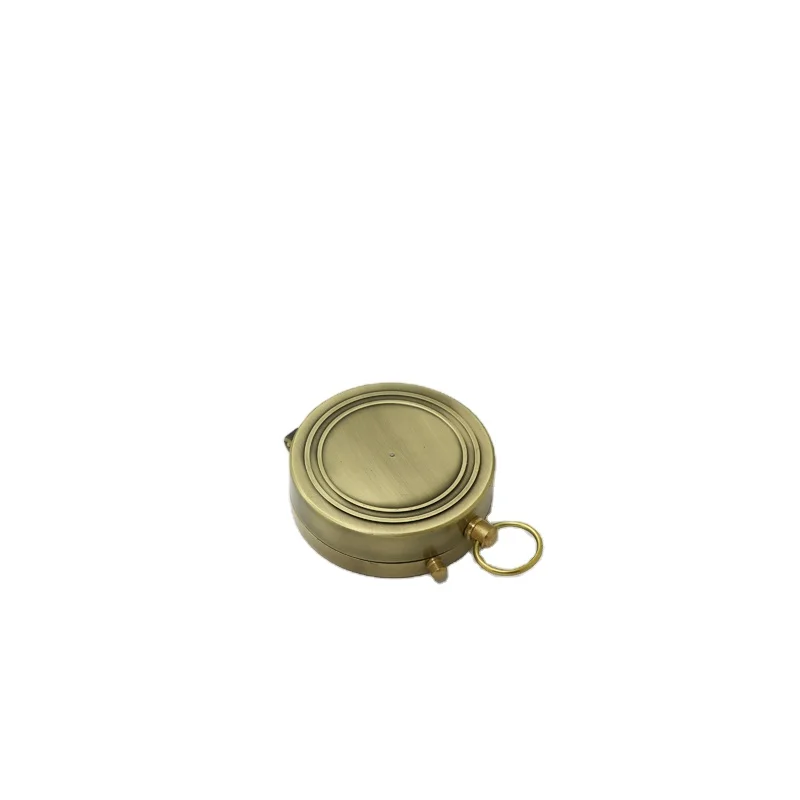 Nautical Brass Push Button Compass Vintage Small Pocket Magnetic Pirate Navigation Handmade Compass Collectible Compass