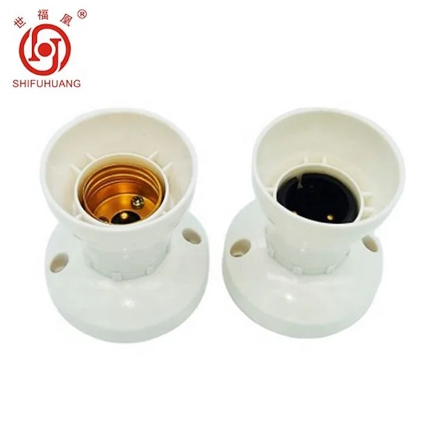 High Temperature Copper Lamp E27 Electric Powered Light Bulb Socket Lamp holder