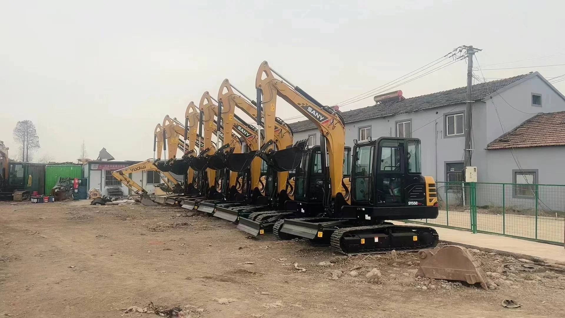 6Ton Sy60C Mini Bucket Sany Crawler Excavator