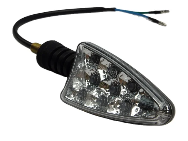 Светодиодный указатель поворота E-Mark DOT, сертификация 12 В, световой индикатор, боковая лампа для мотоцикла