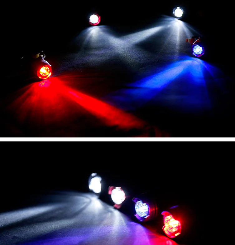 Factory Directly Sale Bike LED Aluminum Flashlight Cycling Bike Front Lamp Back Tail Rear Light