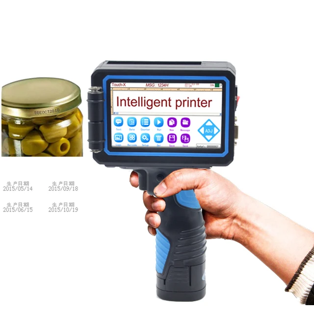 Hot Sale Date Coding Printer Plastic Bag Date Printer Serial Number Batch Inkjet Printing Machine Handheld Inkjet Printer