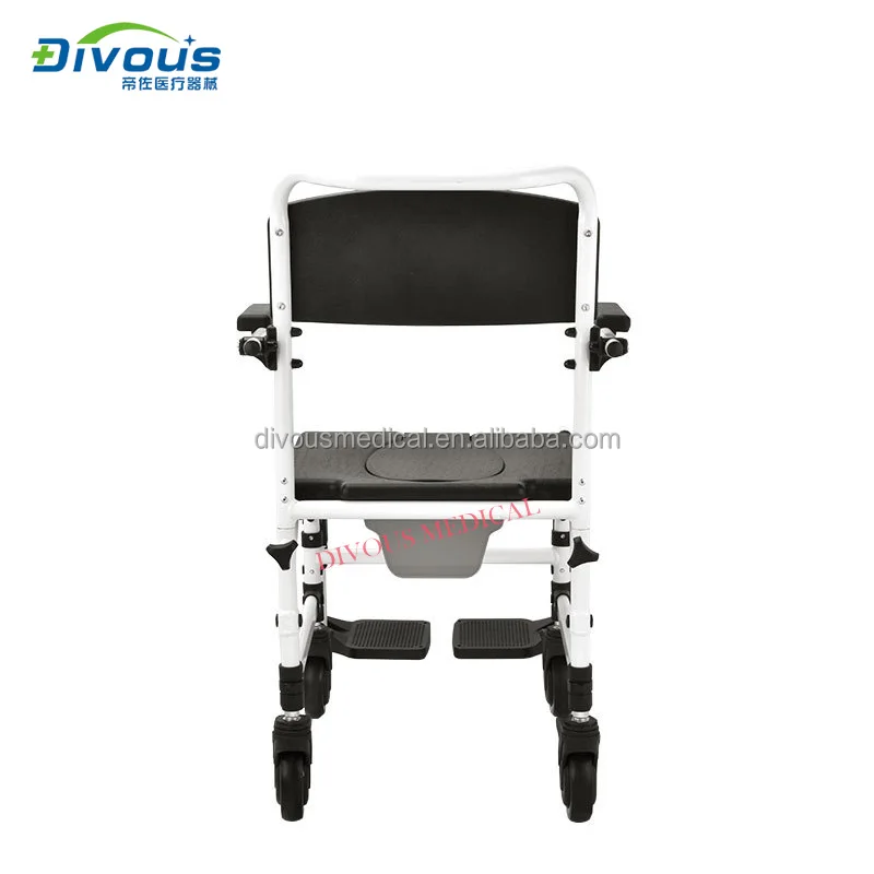 New Multi-function Lightweight Foldable Manual Wheelchair With Toilet Shower Chair For Disabled Home Care