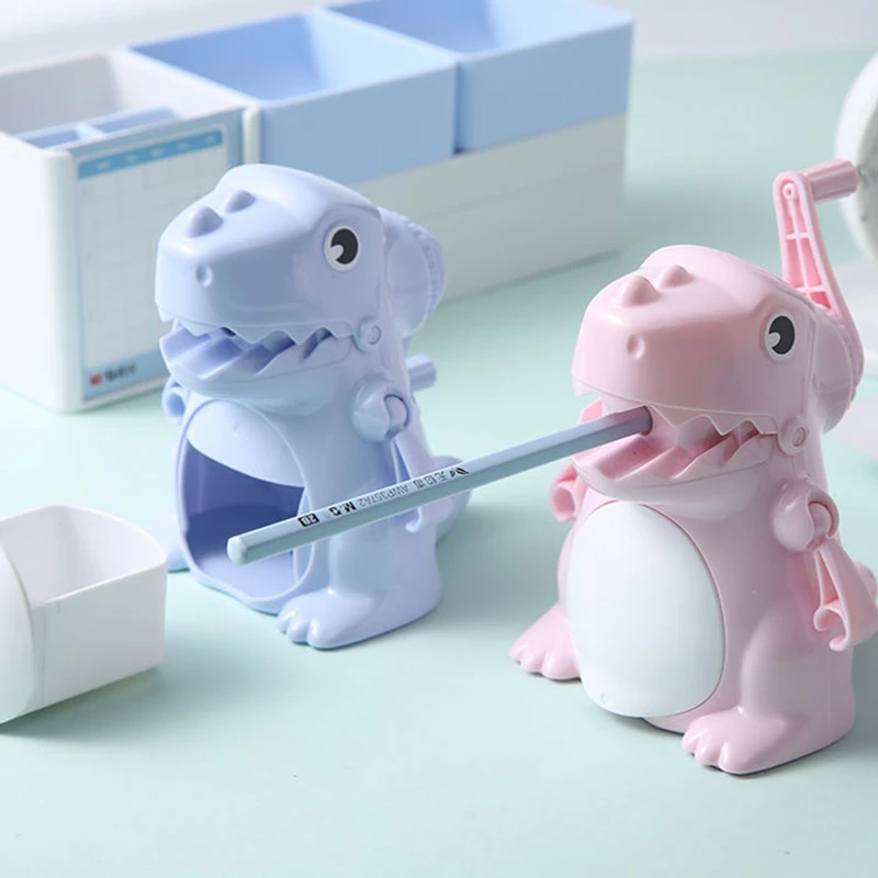 Ручная точилка для карандашей M & G Mechanic школьные канцелярские принадлежности милый кавайный ручной точильный карандаш в форме маленького динозавра детей