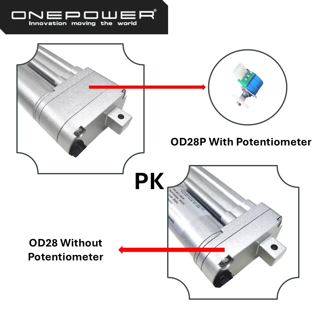 1500n Waterproof Ip66 24v 12 volt Actuat Linear Actuator