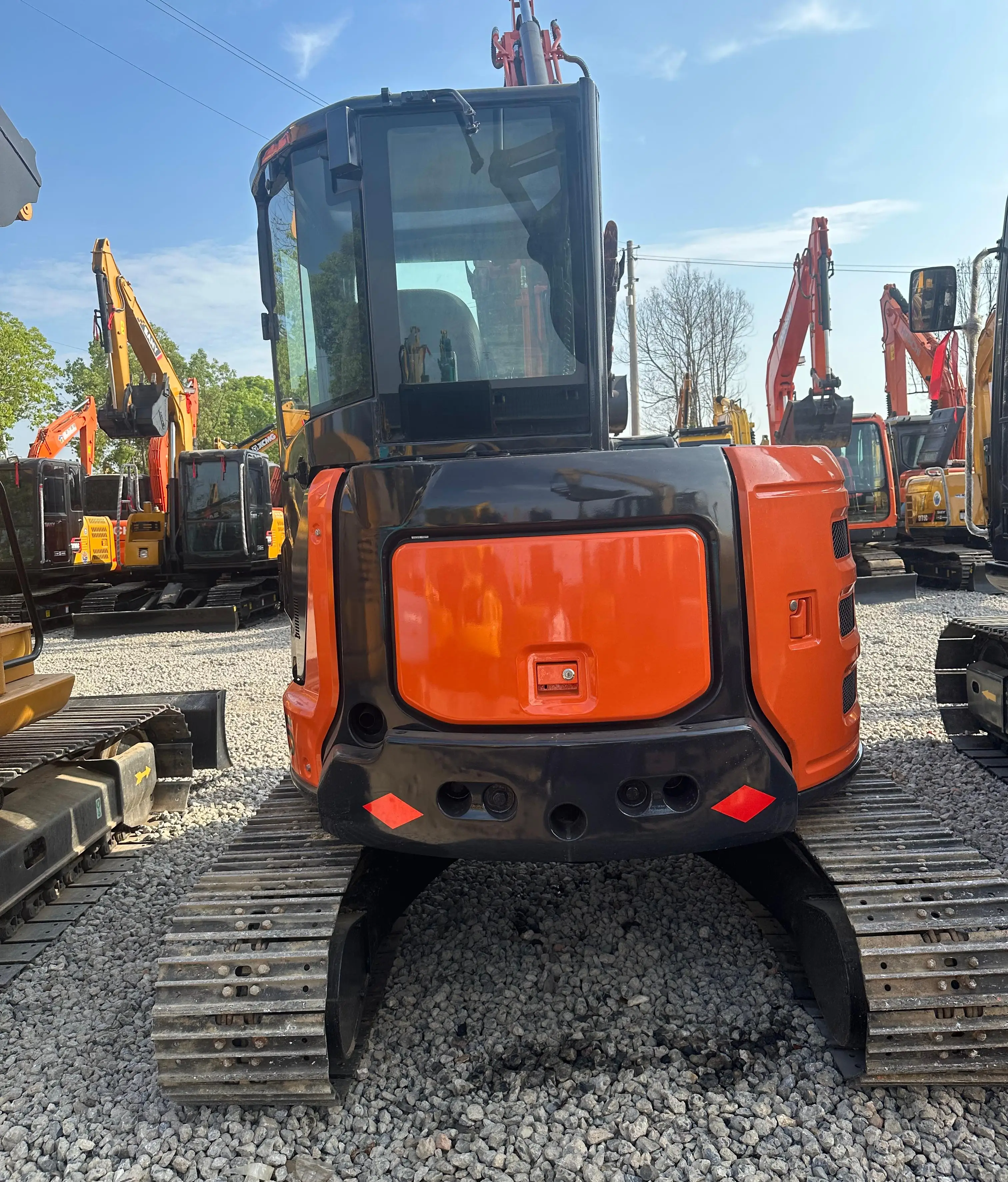 Hitachi Zaxis 55 Япония 5 тонн zx55/zx55u/zx55us/zx55usr мини-экскаватор резиновый гусеничный экскаватор для продажи