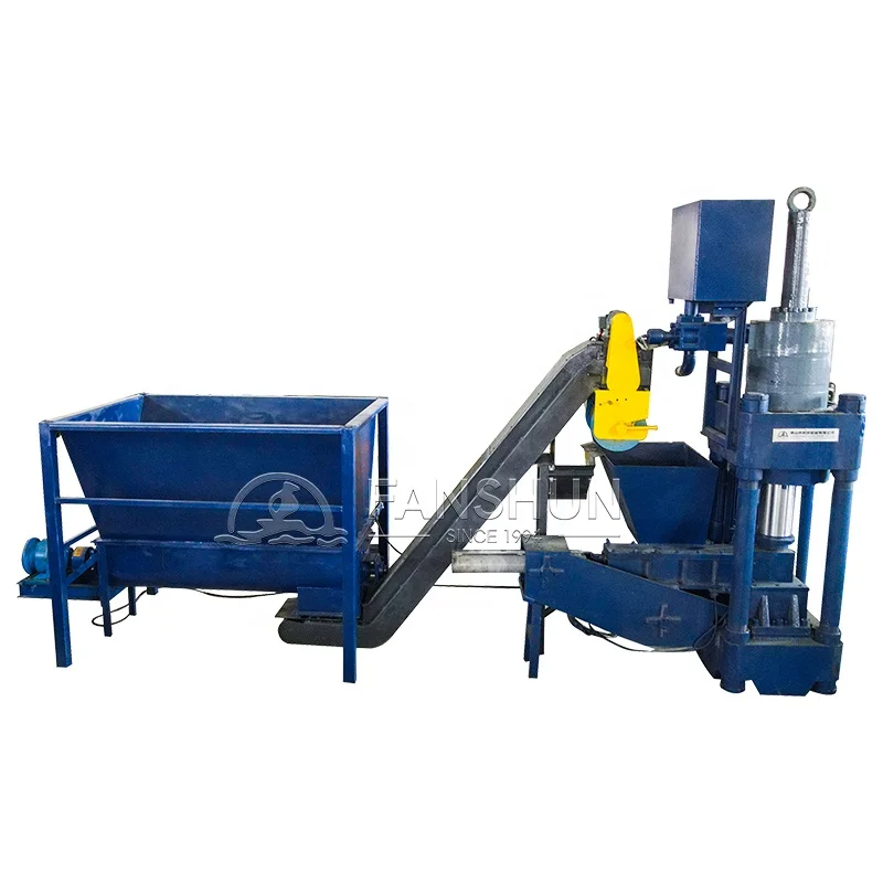 hydraulic aluminium chips briquetting  metal block press machine  metal chips briquetting machine