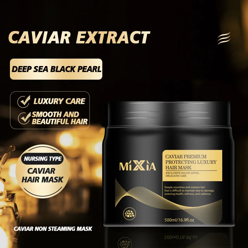 Caviar Hair Mask Conditioner Smooth  Moisturizing Cream Perm Dye Care Baking Oil Hydrating Hair