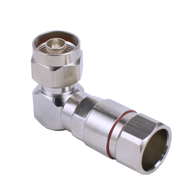 RF N Male Connector Right Angle Connector N-Male For 1/2 Coaxial Cable