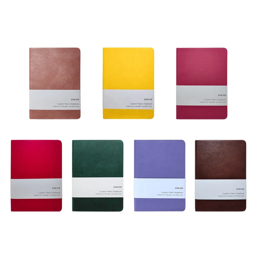 2024 Diary Hardcover Notebook PU Leather A5 Planner Custom Printing Cute Notebook