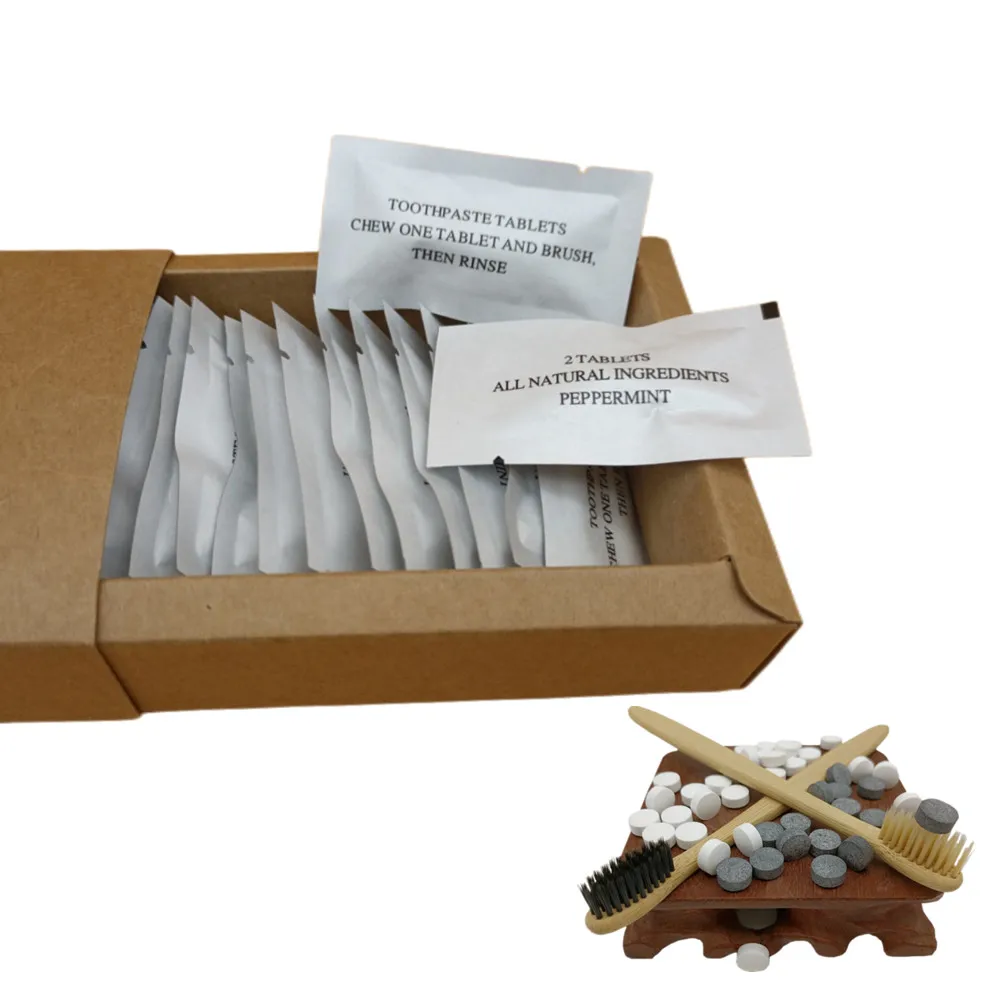 Private label Solid Toothpaste Tablets with Mint Flavor Home Use