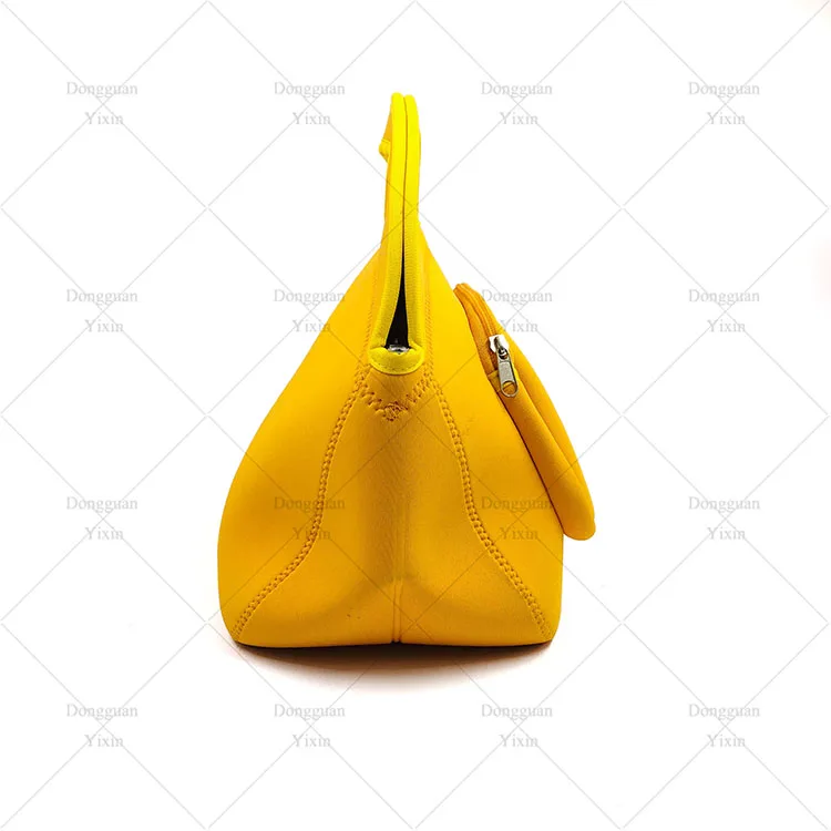 Neoprene Food Storage Lunch Box Carry Tote Neoprene Lunch Handbag Zipper Picnic Lunch Bag with Pocket For Men Women Kids