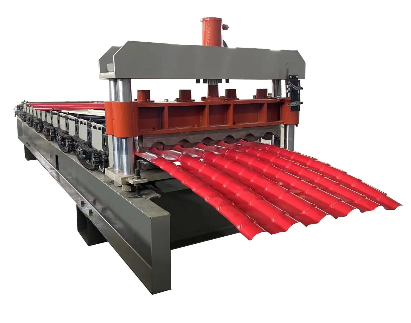 Manufacturing Metal Roofing Sheet Tile Press Making Roll Forming Machine