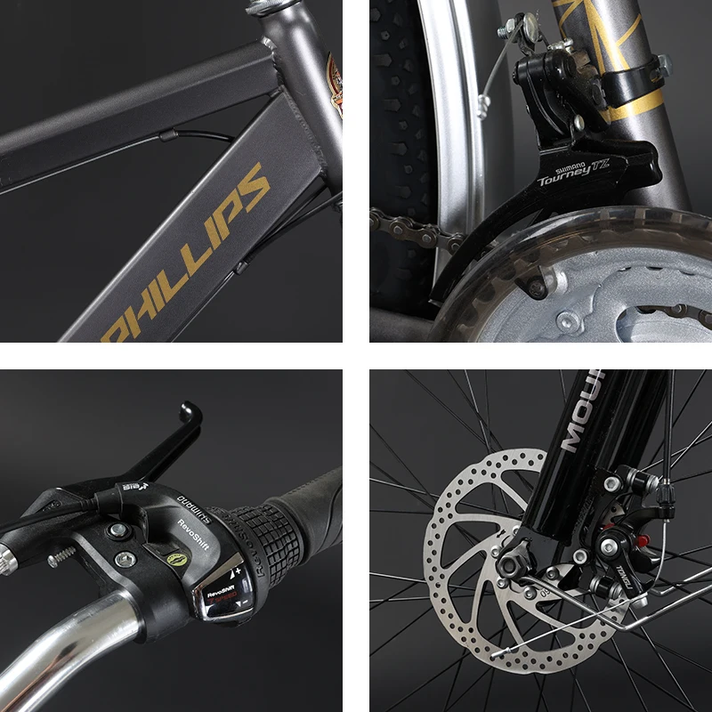 PHILLIPS Factory Wholesale 26 Inch Shimano City Bike Women Bicycle Urban Bike City Bicycle  lady bike bicicleta bicycle