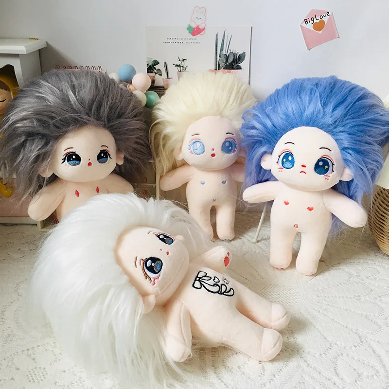 Custom new cotton baby clothes plush set can be removed without attributes cotton doll star doll