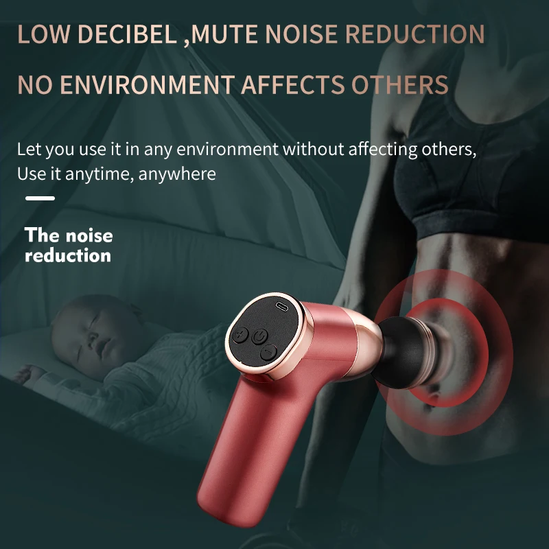 
Original Designer And Direct Factory Massage Gun Wholesale Booster Professional Vibrating Massage Gun 