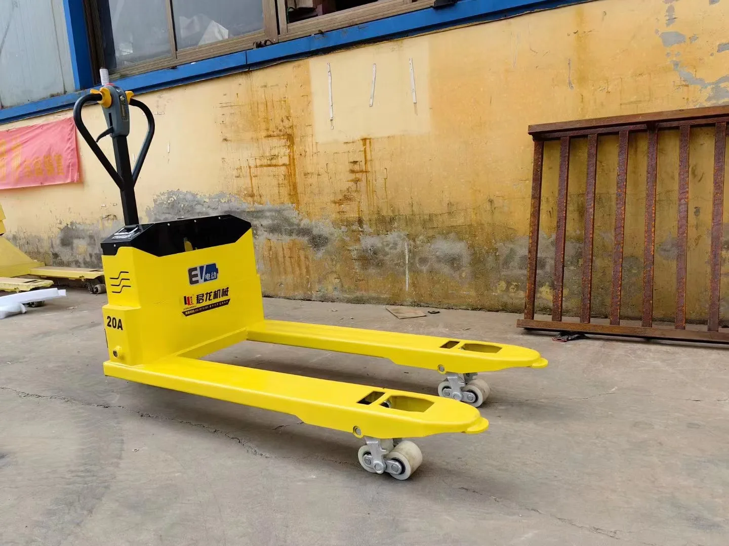 semi electric manual forklift Factory direct sales semi electric pallet forklift battery power pallet truck