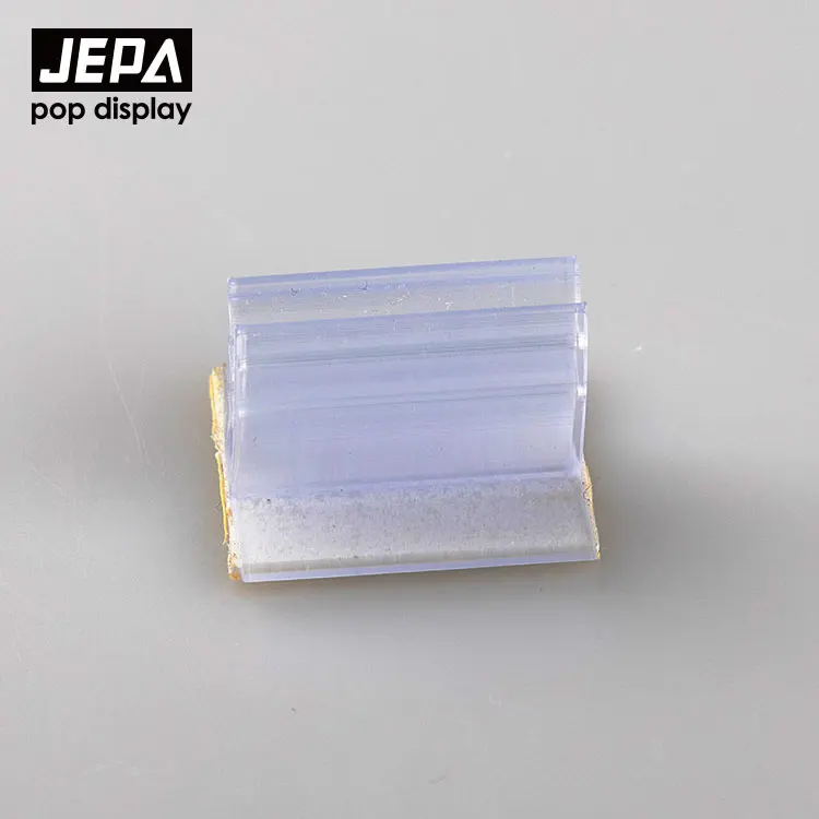 Supermarket Plastic Clip-on Shelf Price Holders Shelf Talker For Store Shelf