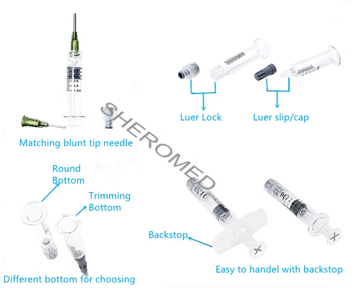 1ml Chinese Printers Syringes Luer Lock