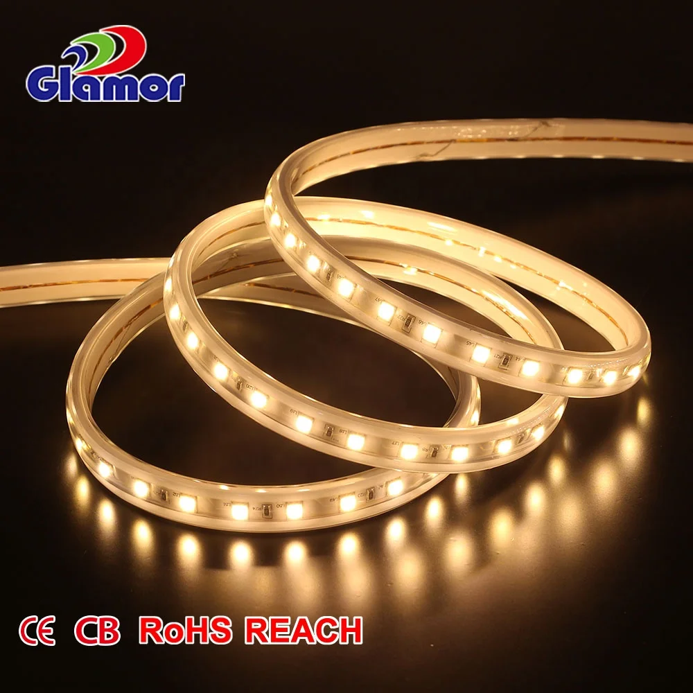94V 0 New Model Led Lite Strip DIY Custom IP65 Waterproof High Voltage Indoor and Outdoor Ultra Thin LED Strip