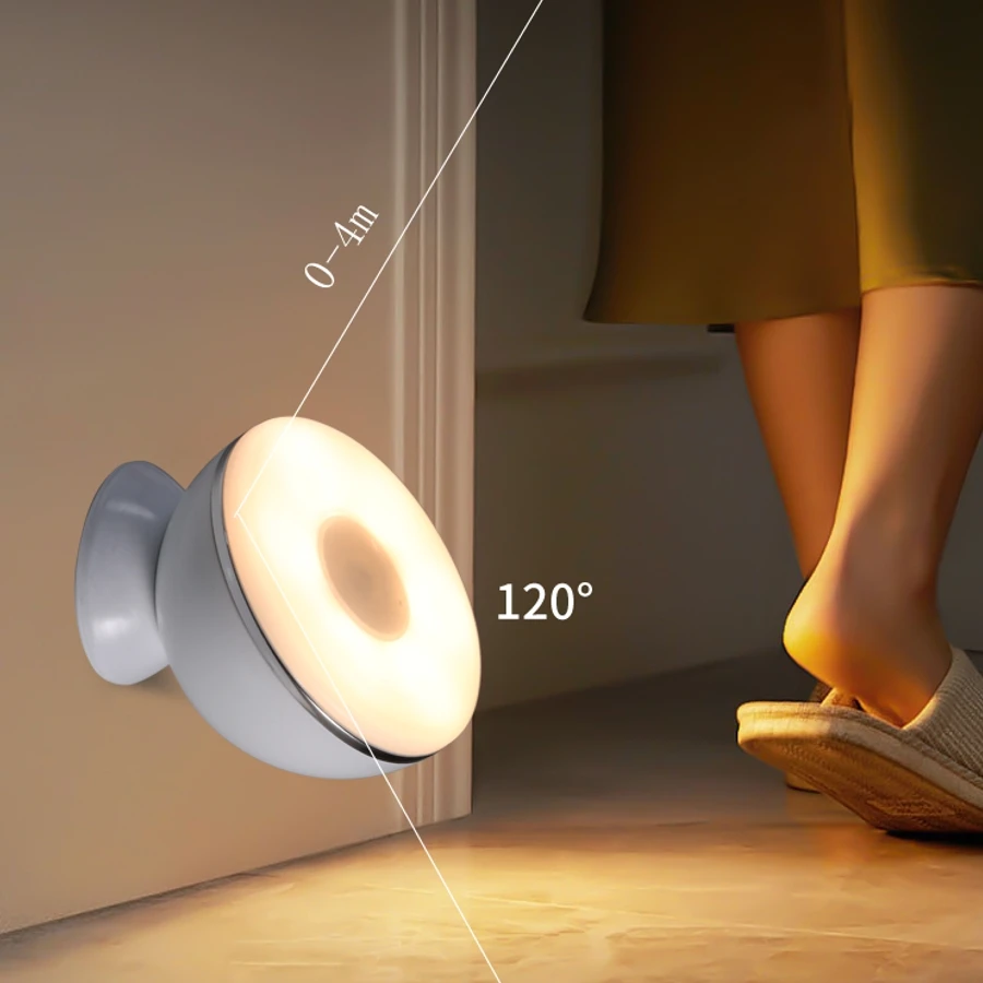 360 degree  Sensor Night Light Human Body Induction Lamp Ball Light LED Sensor Light