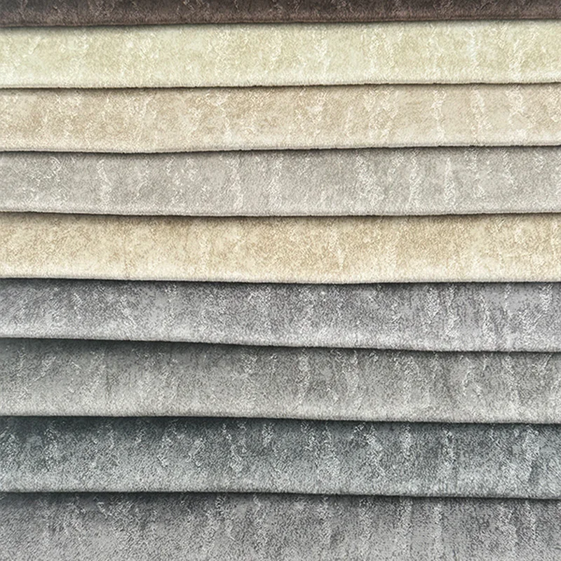 Wejoy new embossed pattern printed sofa fabric velvet fabric for furniture