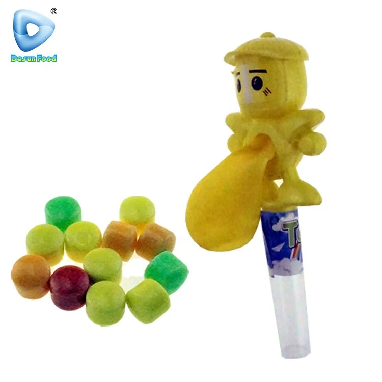 Hot selling Funny cartoon balloon toy with candy