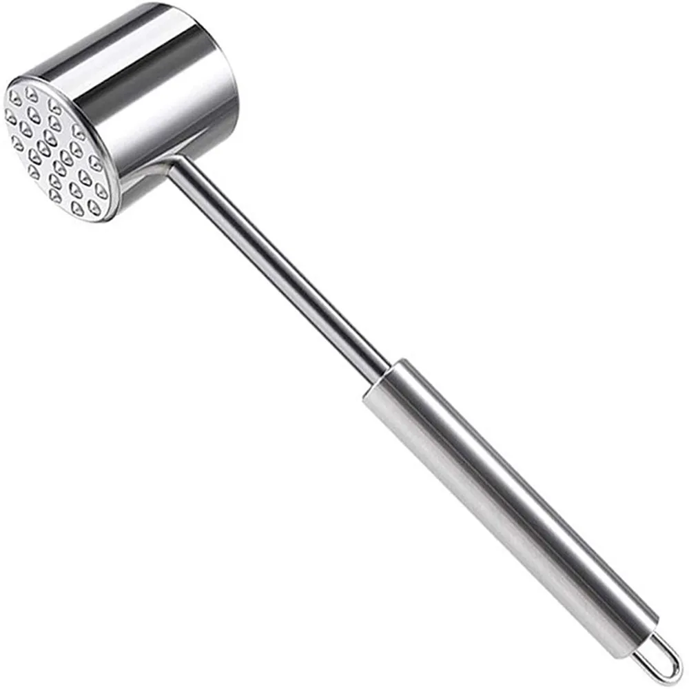 Factory Comfort Grip Handle Restaurant Stainless Steel 304 Meat & Poultry Tools Meat Tenderizer For Knock The Beef Steak