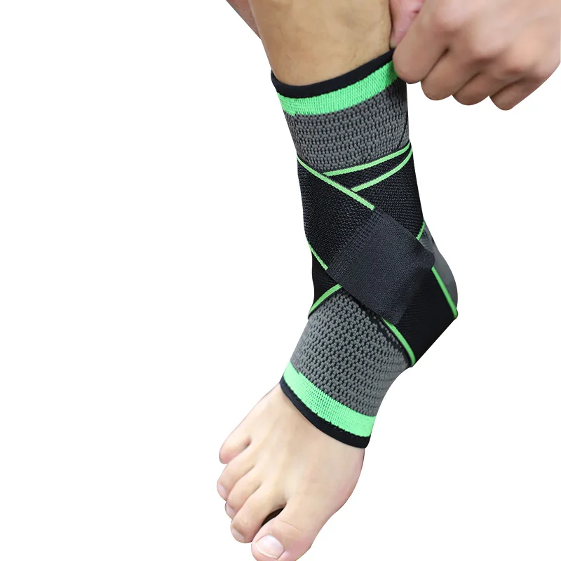 Опорный кронштейн для голеностопа для мужчин, эластичная защита для голеностопа, для бега, баскетбола, защита от растяжения голеностопа
