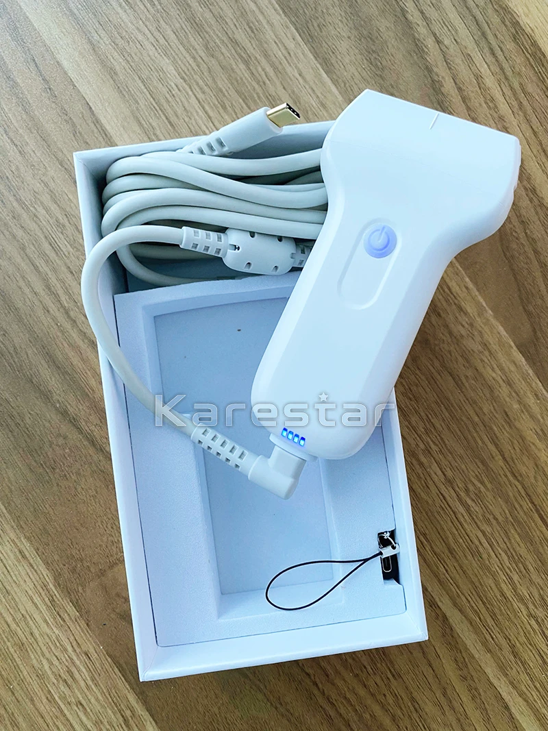 Handheld medical wifi wireless ultrasound probe scanner machine portable animals use wireless probe