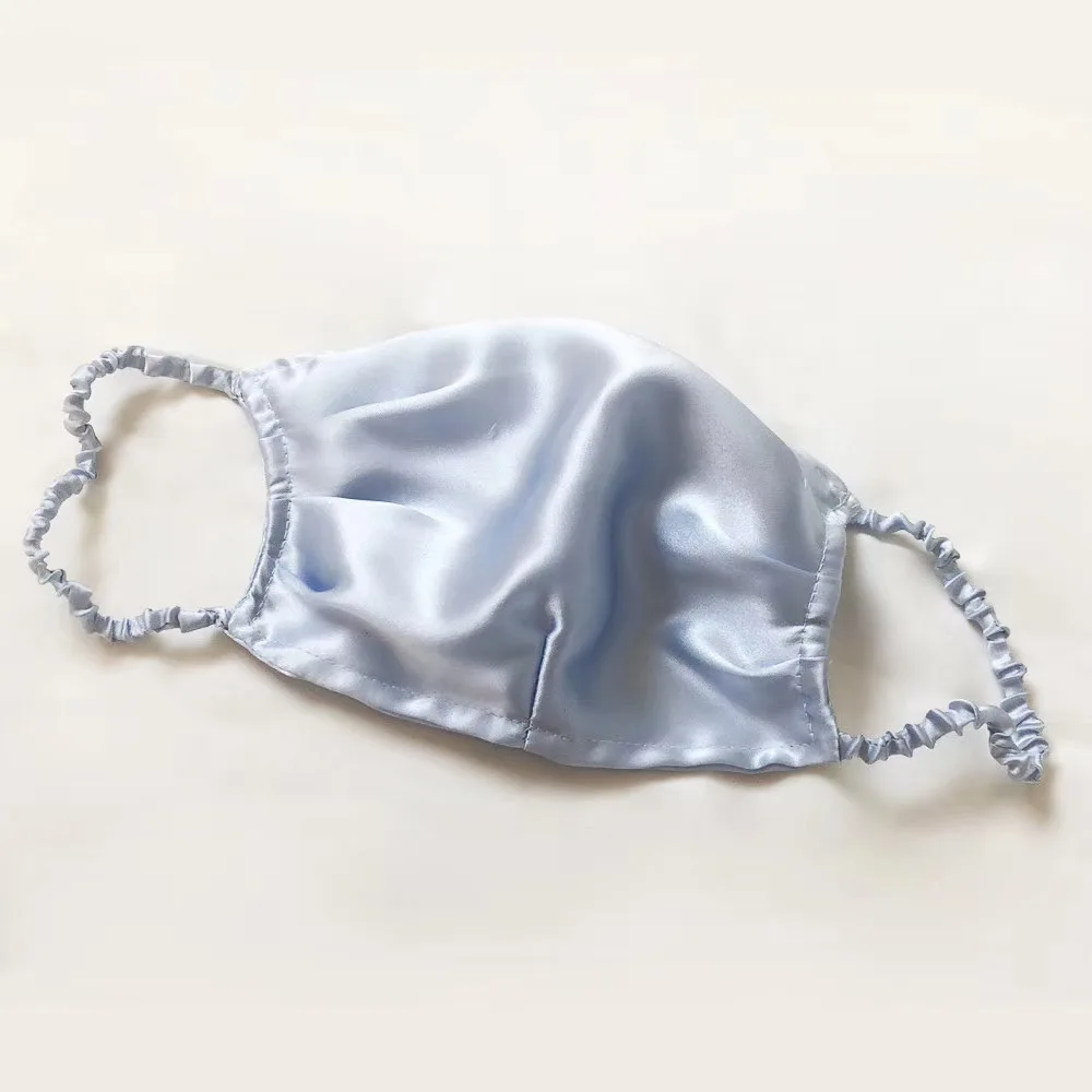 Маска для глаз оптом Мягкая Шелковая многоразовая Милая шелковая маска для лица для сна