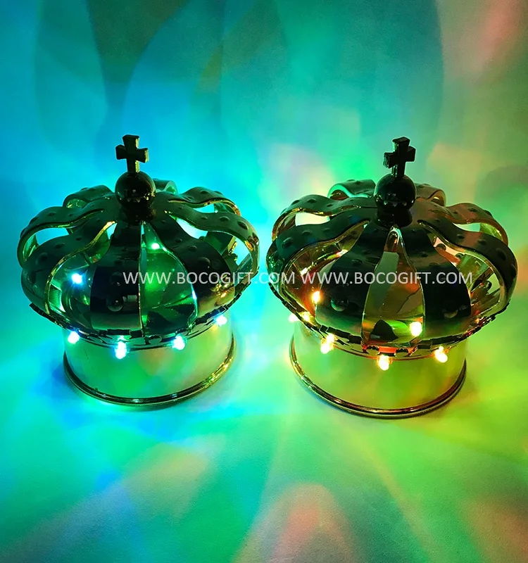 crown design LED Bottle presenter crown cap light