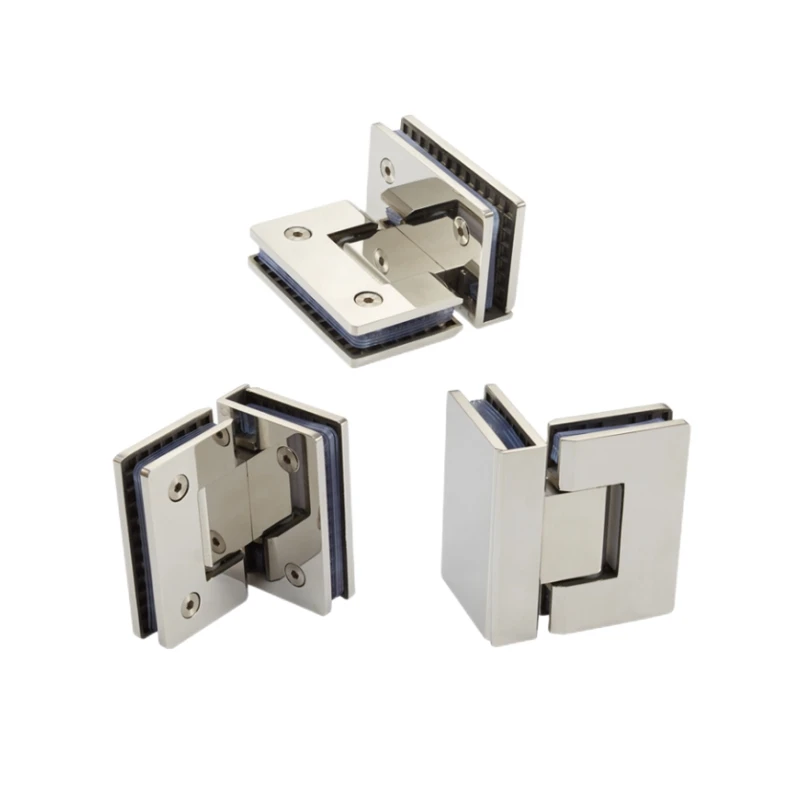 Popular 304 Stainless Steel Glass Door Hinge Glass Holder Bathroom Glass Door Clamp for Shower Room