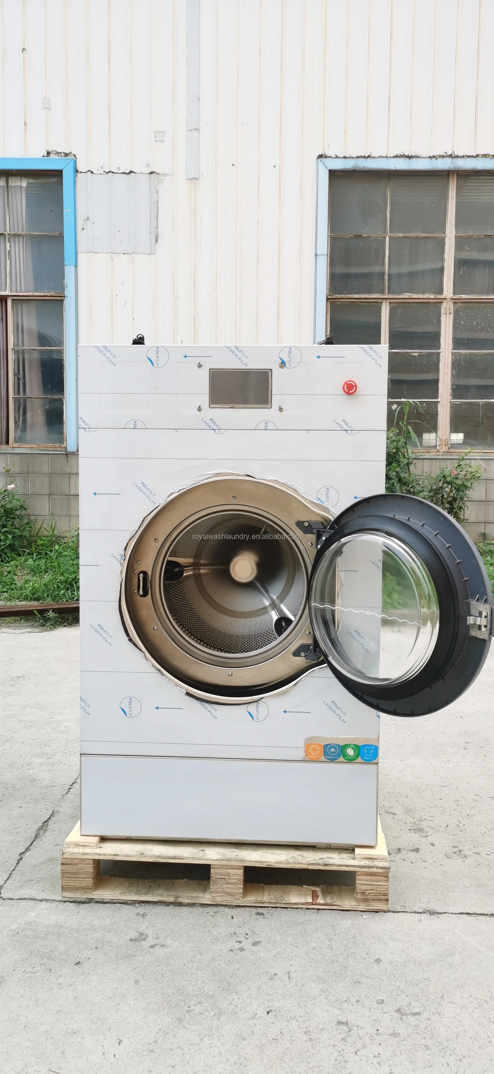 Electric Steam Heating Commercial Soft Mount Washing Machine Industrial Washer Commercial OPL/Coin Operated Laundry System