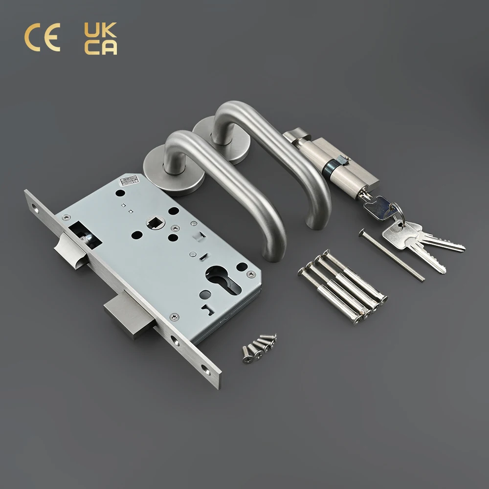 EN12209 Stainless Steel 304 Fire rated mortise door lock body