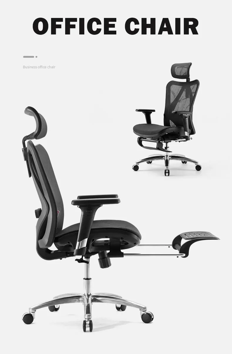 SIHOO M57 High Back Silla Ergonomic Swivel Mesh Office Boss Computer Silla Ergonomic Executive Chair