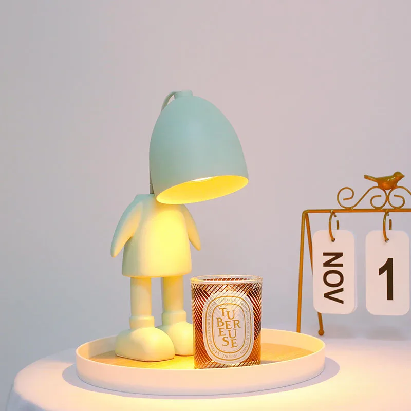 High quality dimmable robot wax melting lamp electric candle aromatherapy candle warmer lamp