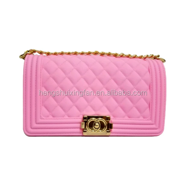 2021 Fashion luxury rainbow purse chain lady colorful bags candy jelly hand bags handbags clear women purses handbag jelly bag